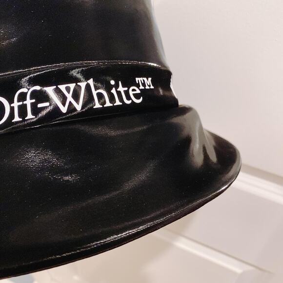OFF WHITE logo printed bucket hat main image 5